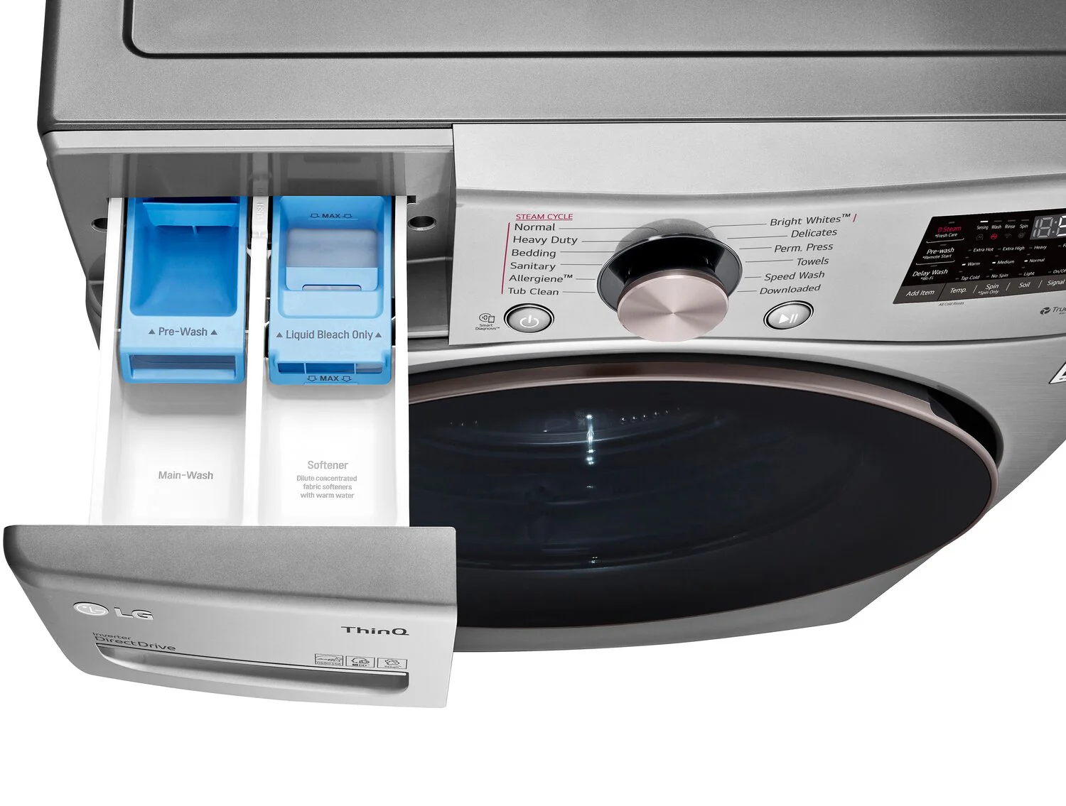 LG 5.2 Cu. Ft. Smart Front-Load Washer - WM3850HVA - Image 8