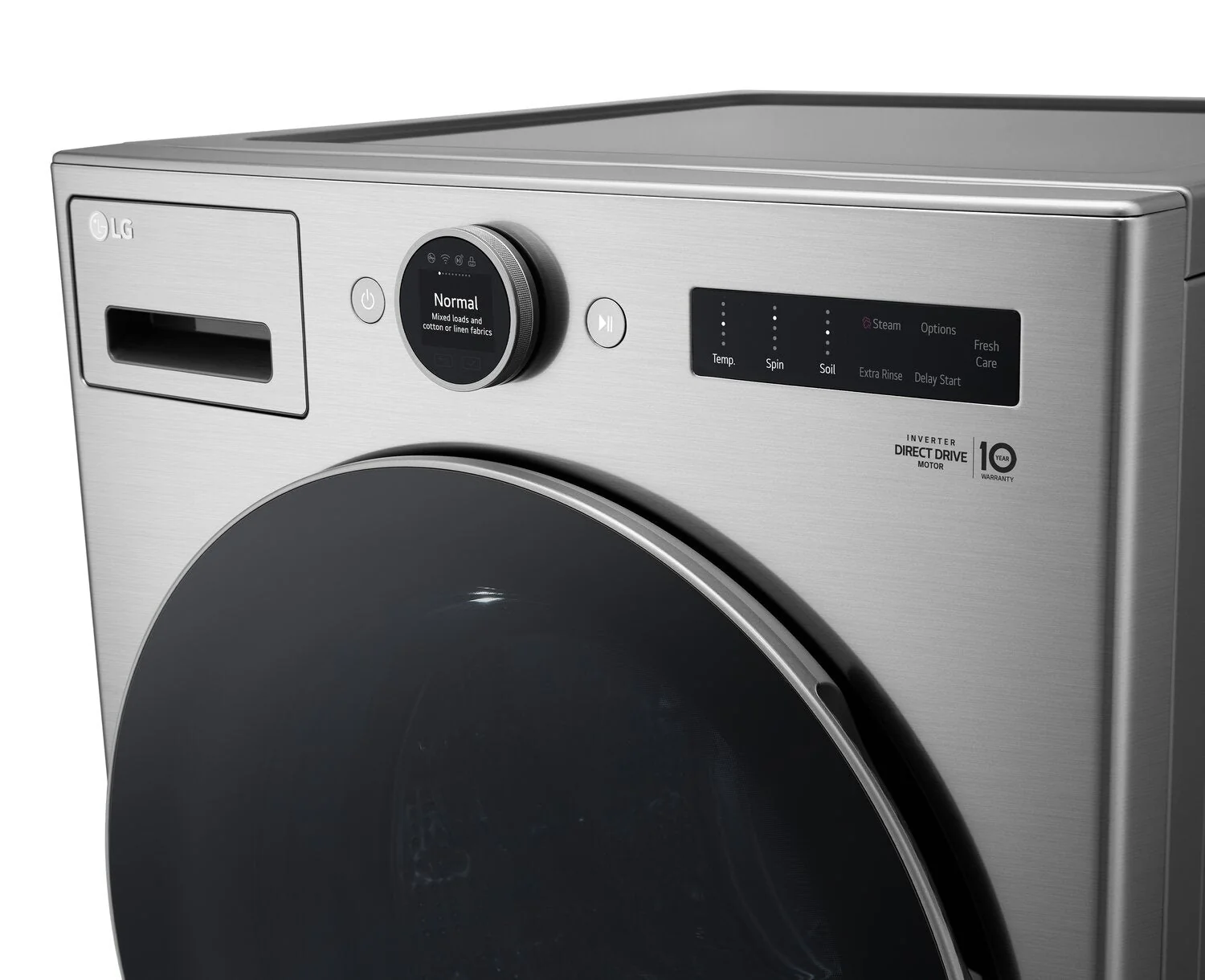 LG 5.2 Cu. Ft. Front-Load Washer and 7.4 Cu. Ft. Electric Dryer with TurboSteam® - WM5500HV/DLEX550V - Image 5