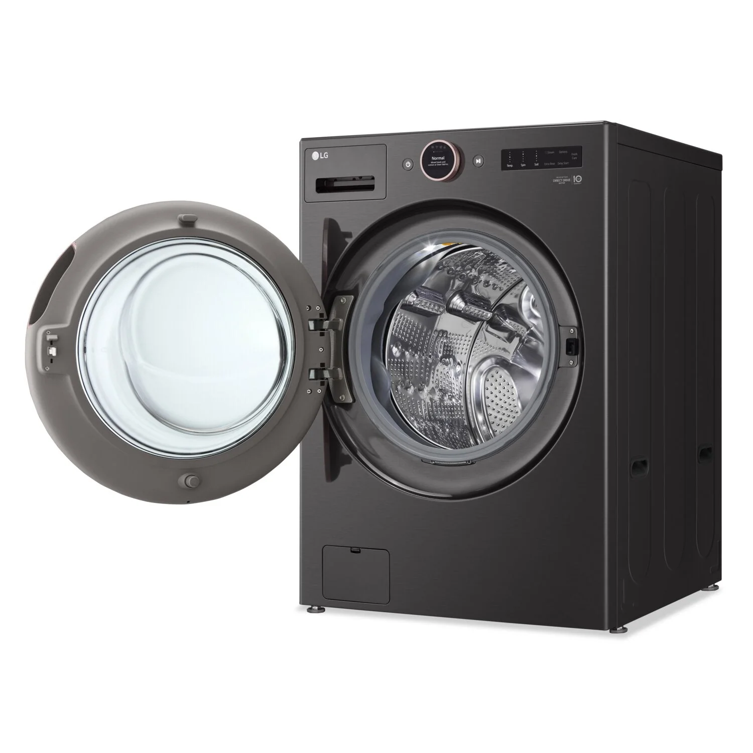LG 5.8 Cu. Ft. Smart Front-Load Washer with TurboWash® 360 and AI DD™ - WM6500HBA - Image 4