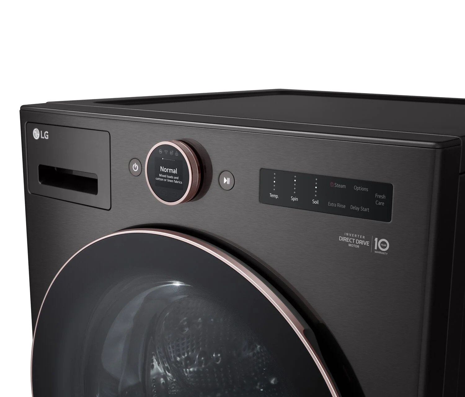 LG 5.8 Cu. Ft. Smart Front-Load Washer with TurboWash® 360 and AI DD™ - WM6500HBA - Image 6
