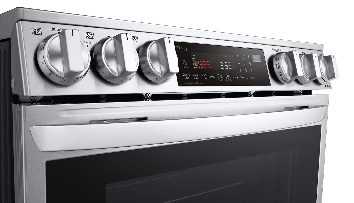 LG 6.3 Cu. Ft. Front-Control Electric Range with Air Fry - LSEL6335F - Image 4