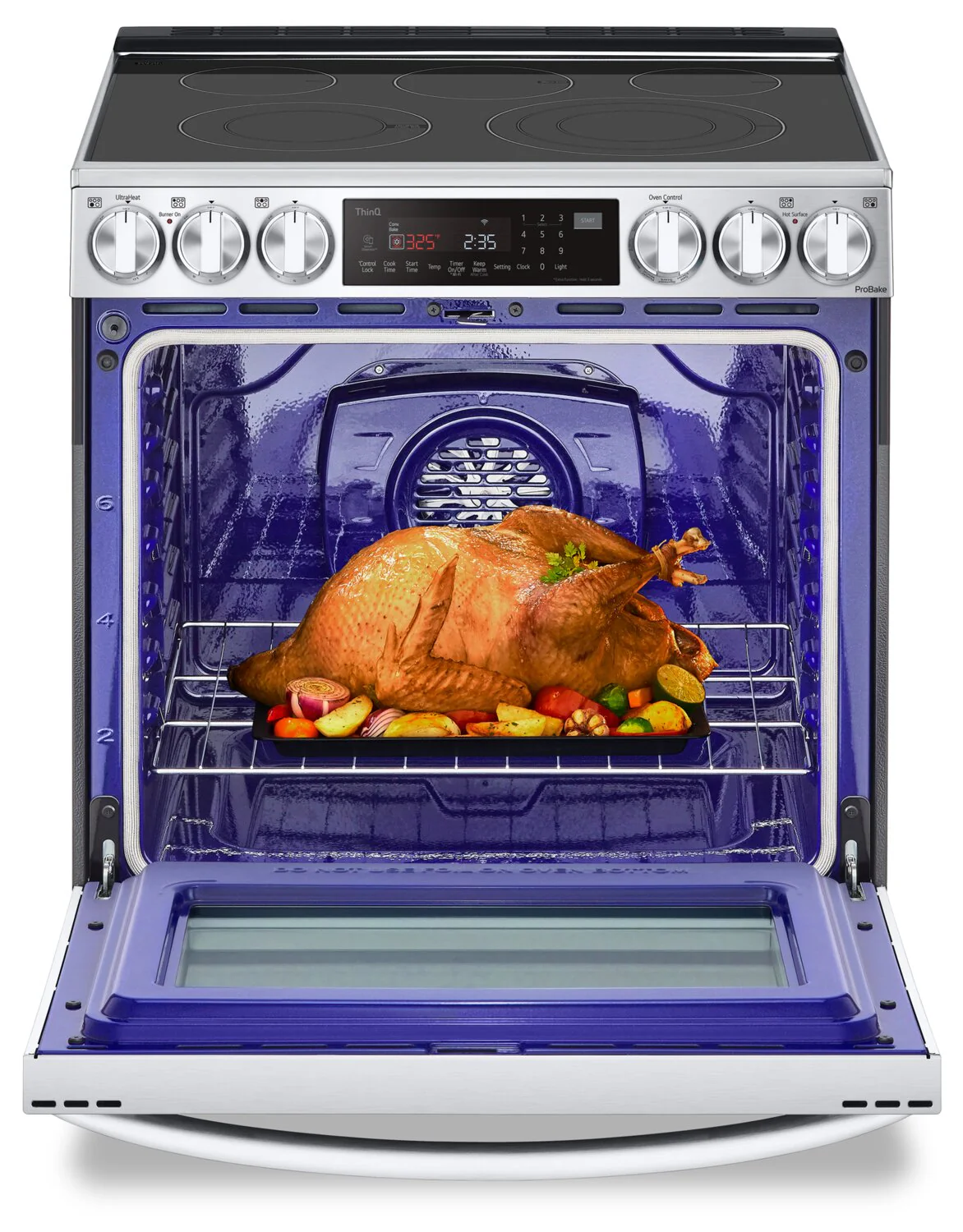 LG 6.3 Cu. Ft. Front-Control Electric Range with Air Fry - LSEL6335F - Image 7