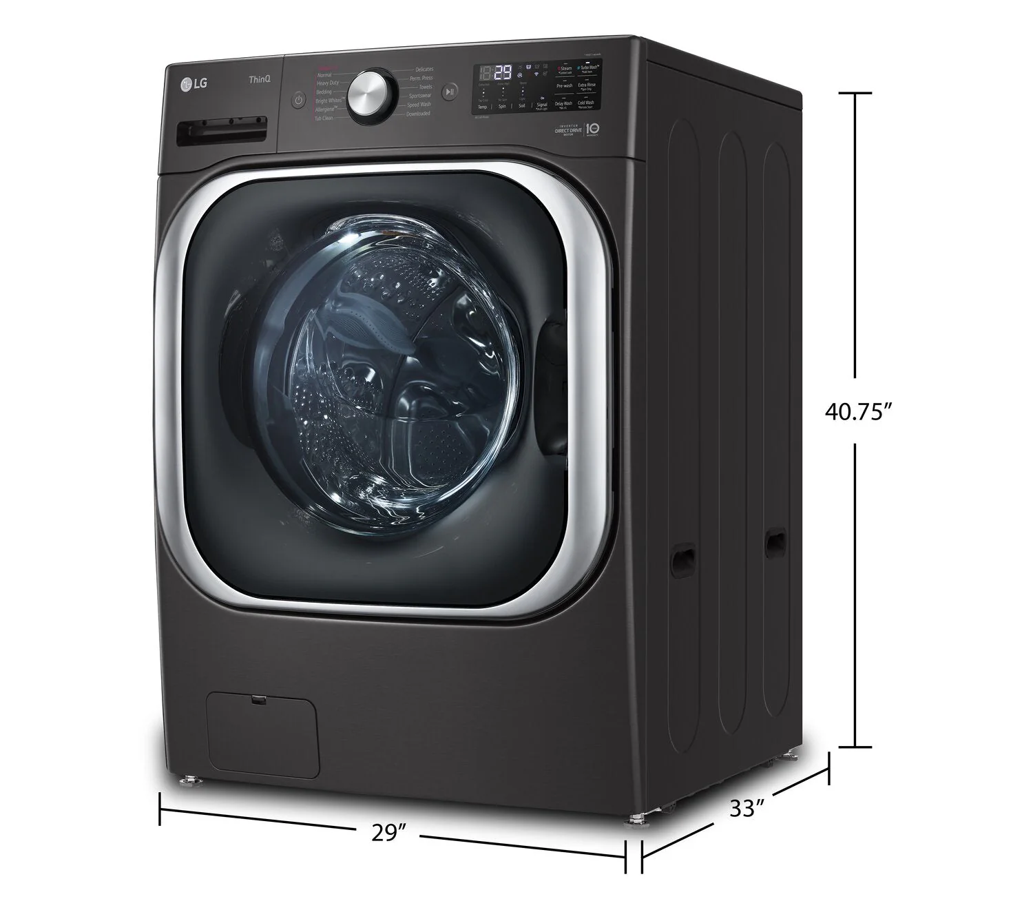 LG 6 Cu. Ft. Smart Mega Capacity Front-Load Washer - WM8900HBA - Image 8