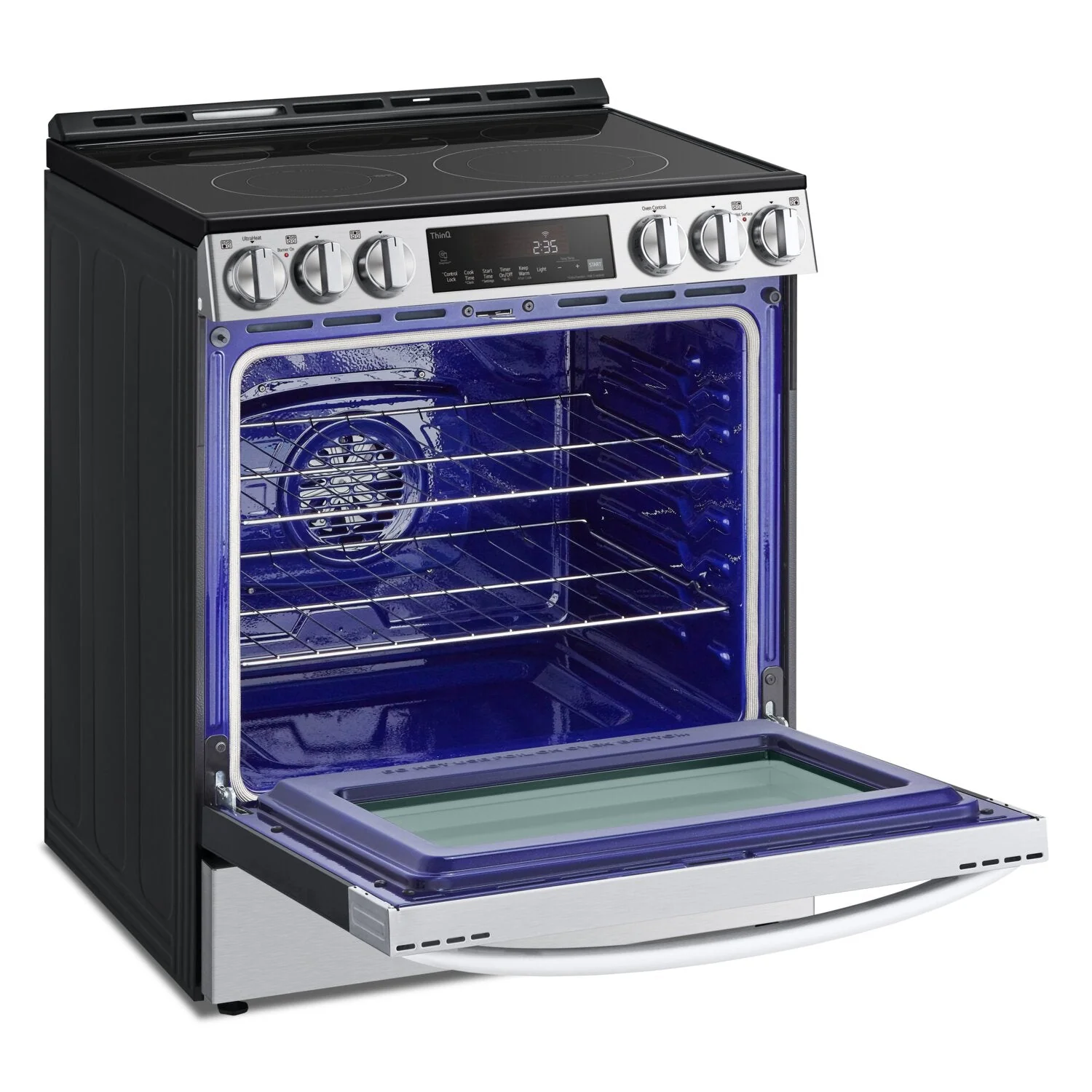 LG 6.3 Cu. Ft. Smart Electric Range with Air Fry - LSEL6333F - Image 5