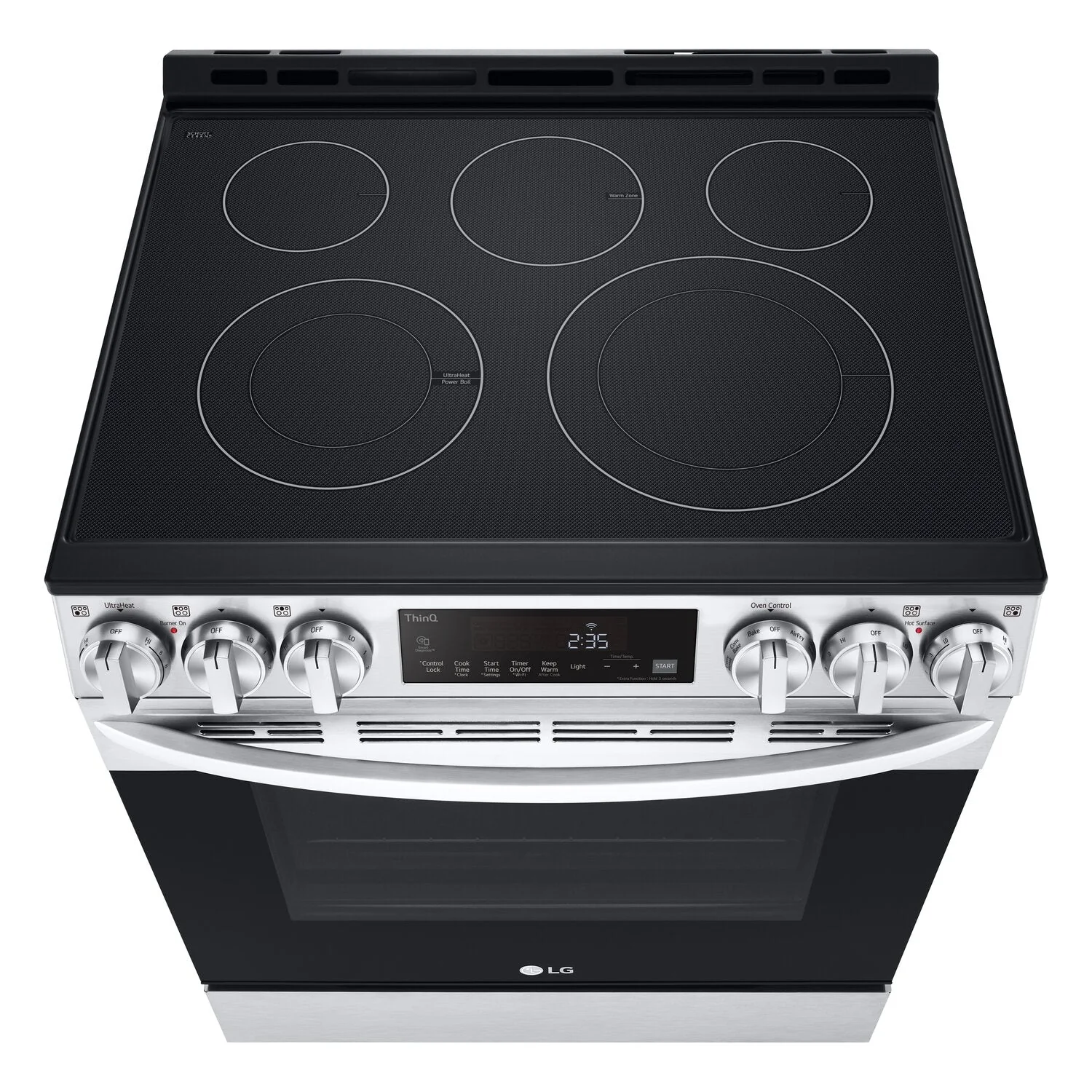 LG 6.3 Cu. Ft. Smart Electric Range with Air Fry - LSEL6333F - Image 6