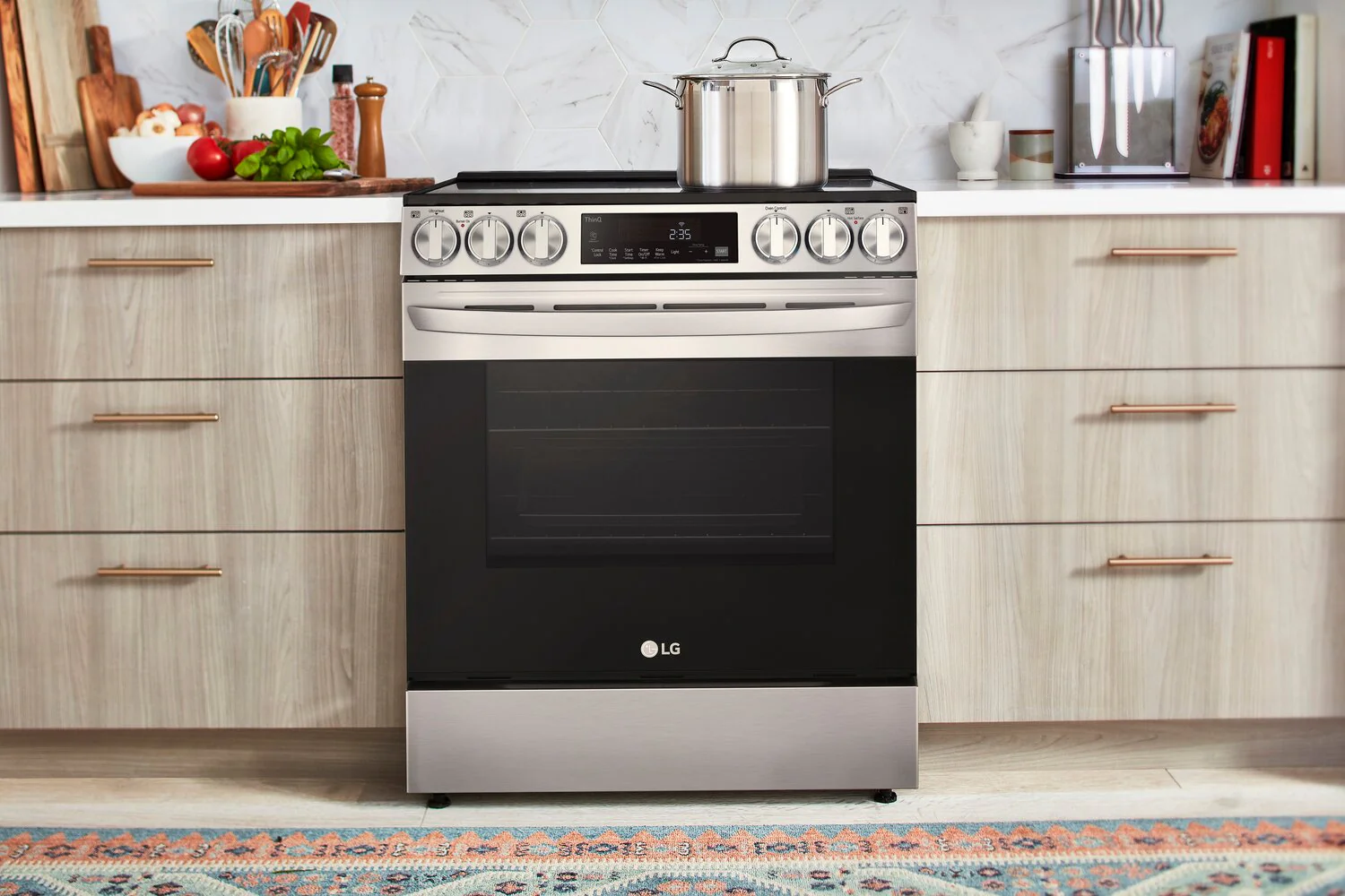 LG 6.3 Cu. Ft. Smart Electric Range with Air Fry - LSEL6333F - Image 9