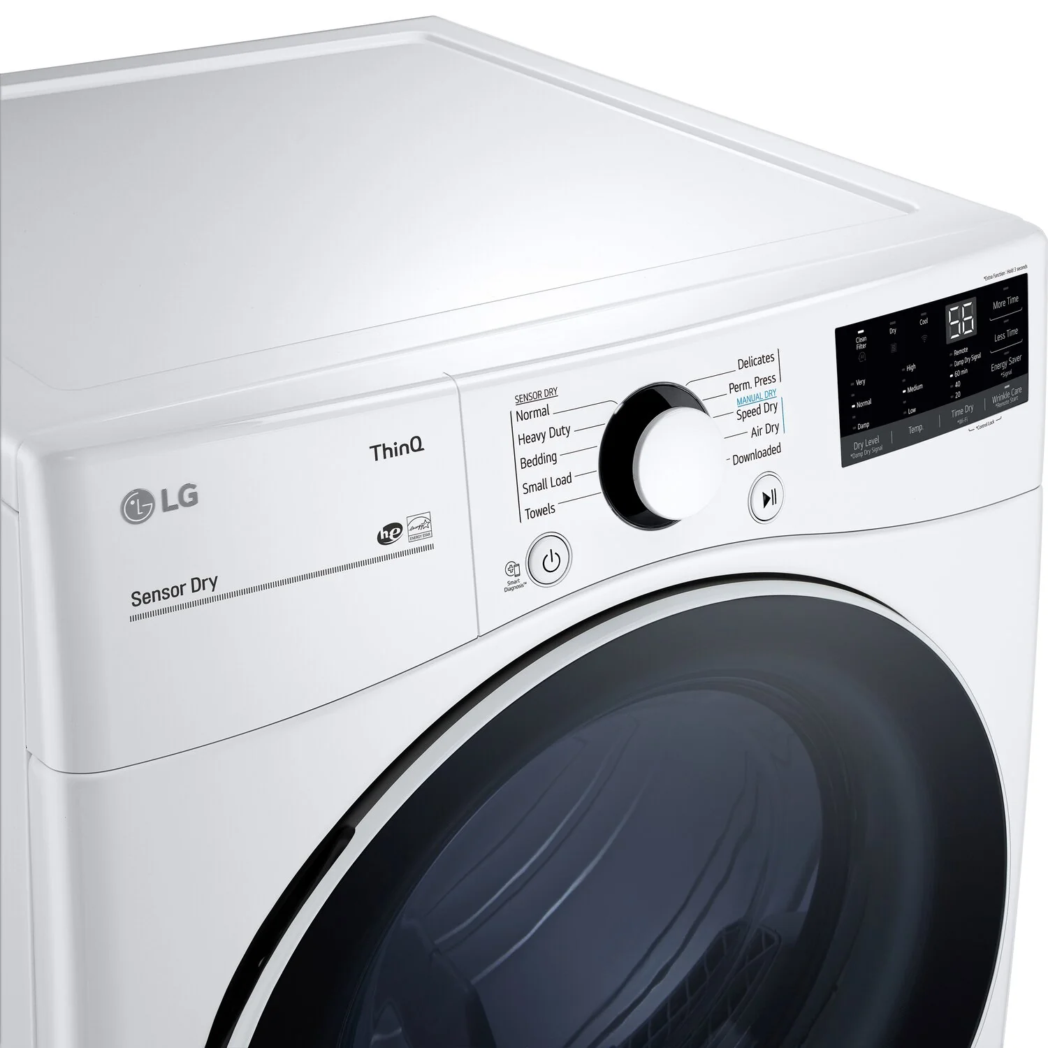 LG 7.4 Cu. Ft. Gas Dryer with AI Sensor Dry™ - DLG3601W - Image 3