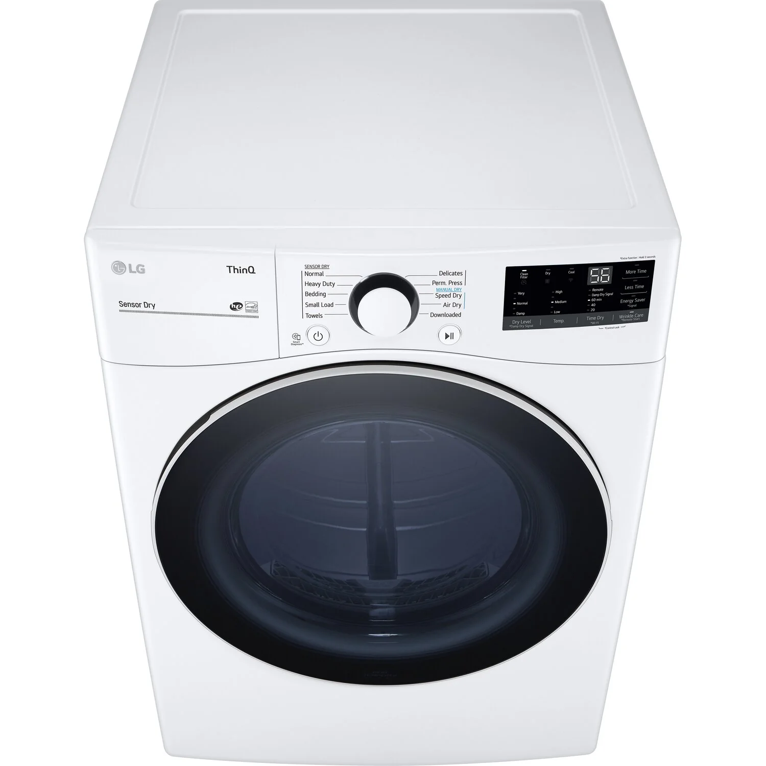 LG 7.4 Cu. Ft. Gas Dryer with AI Sensor Dry™ - DLG3601W - Image 4