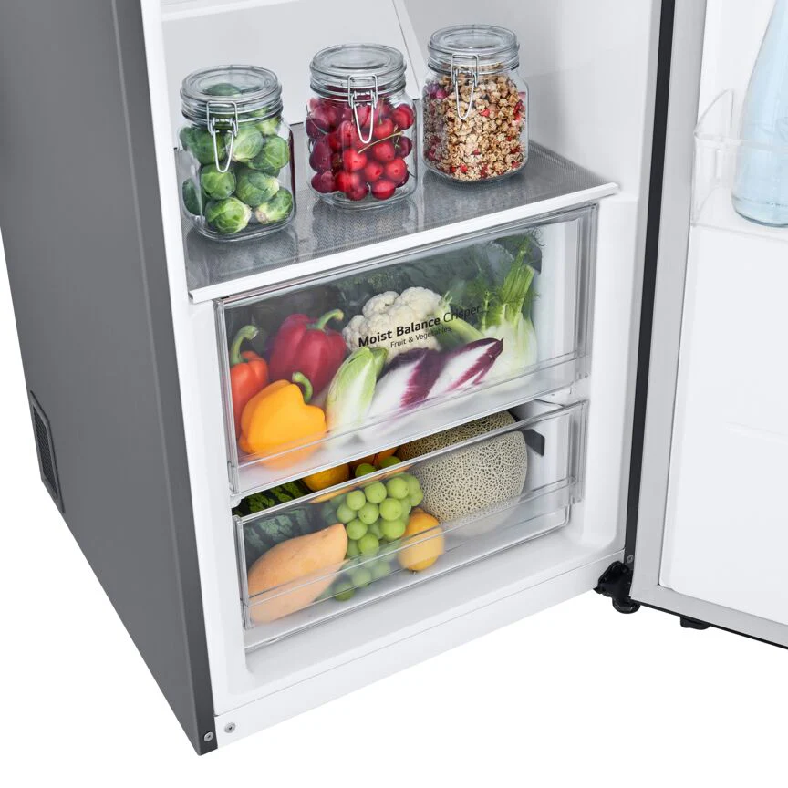 LG Platinum Silver Steel Counter Depth Column Refrigerator (13.6 Cu.Ft) - LRONC1404V - Image 9