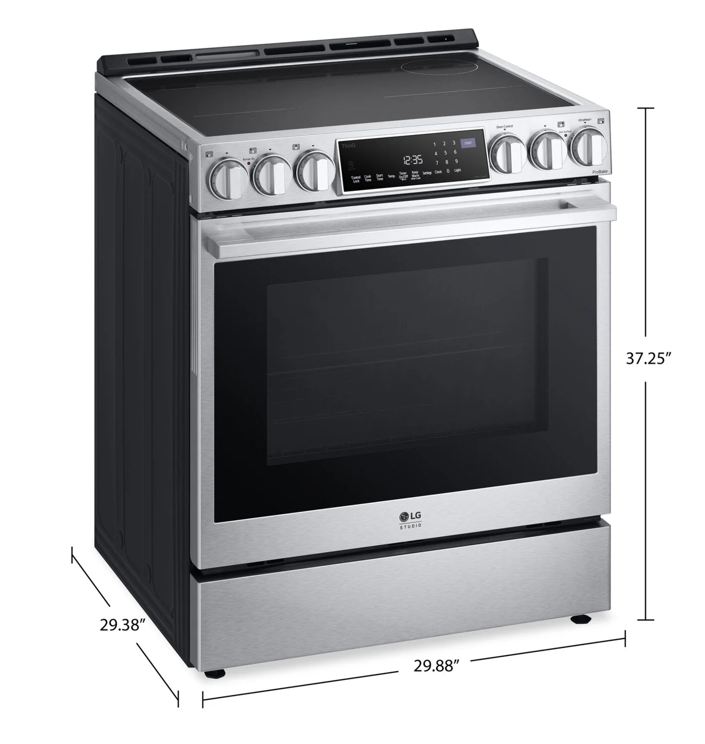 LG STUDIO 6.3 Cu. Ft. Smart Electric Induction Range with Air Fry - LSIS6338F - Image 11