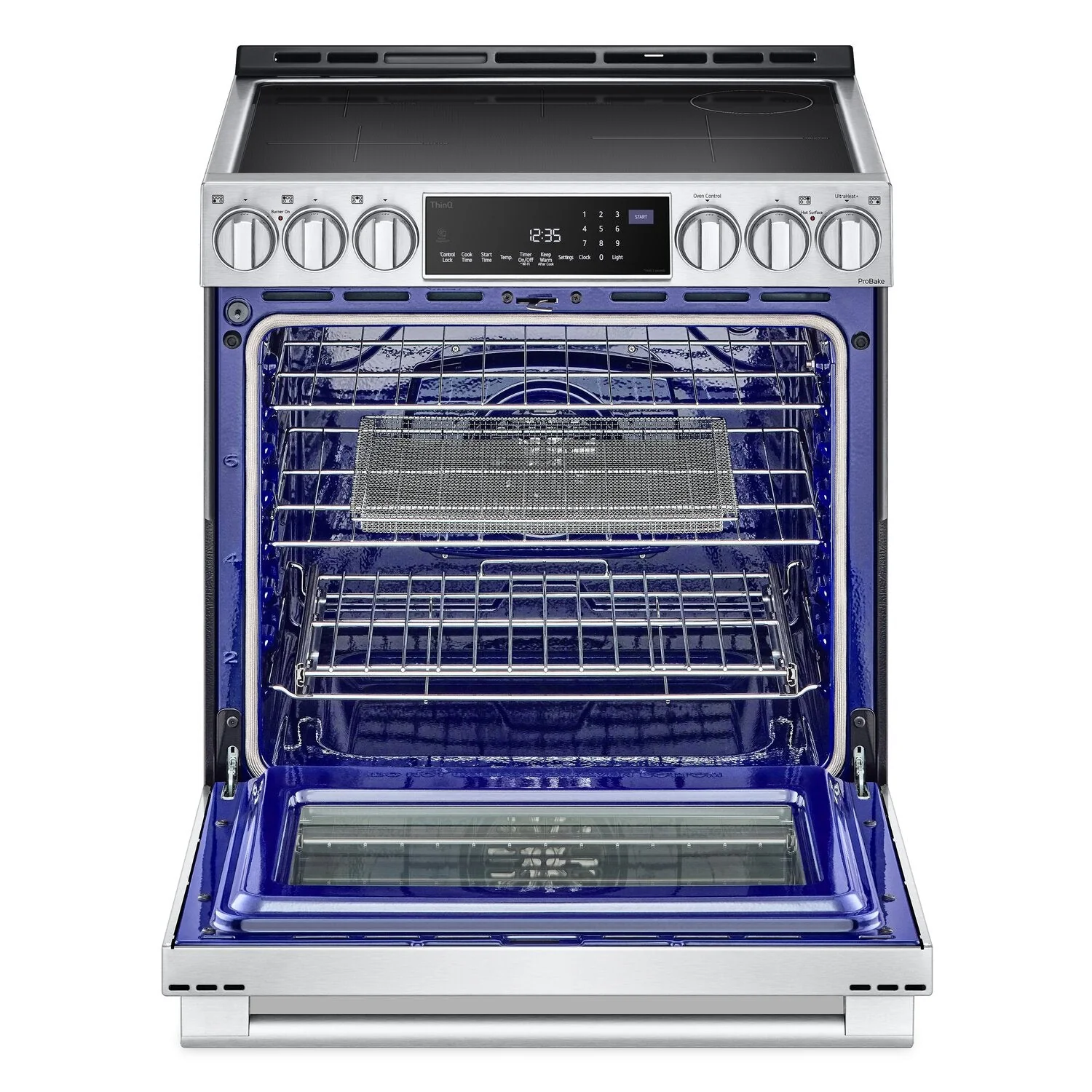 LG STUDIO 6.3 Cu. Ft. Smart Electric Induction Range with Air Fry - LSIS6338F - Image 2