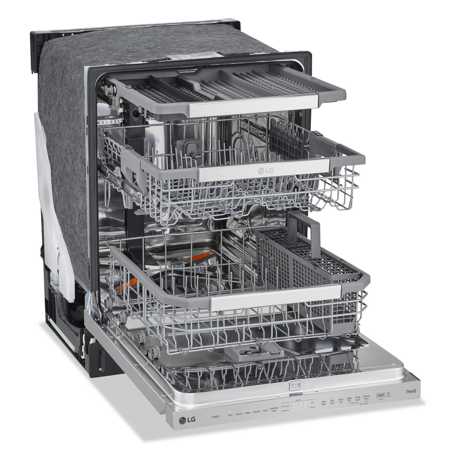 LG Top Control Dishwasher with QuadWash Pro™ and Dynamic Dry™ - LDPM6762S - Image 3