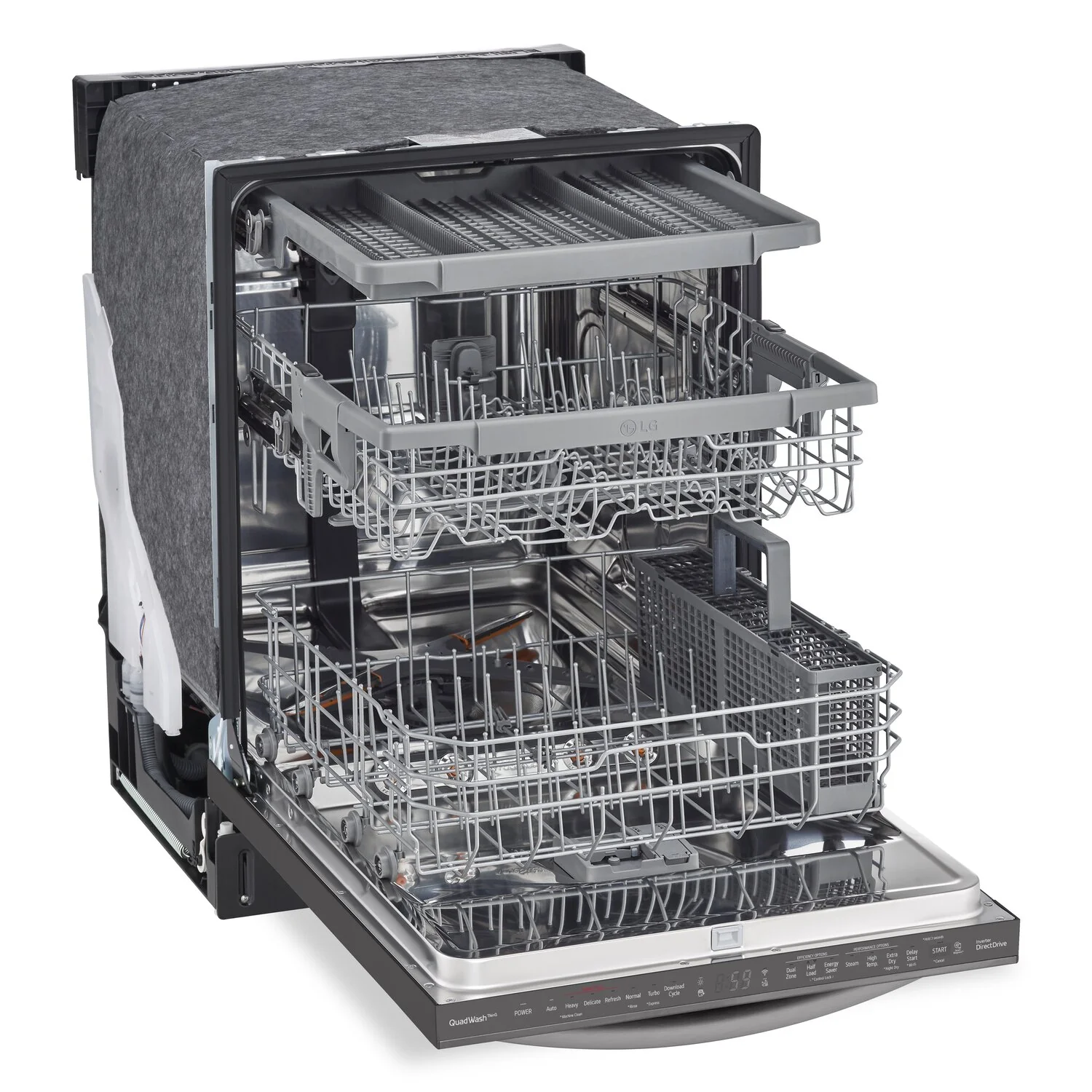 LG Top Control Smart Dishwasher with QuadWash™ - LDTS5552D - Image 3