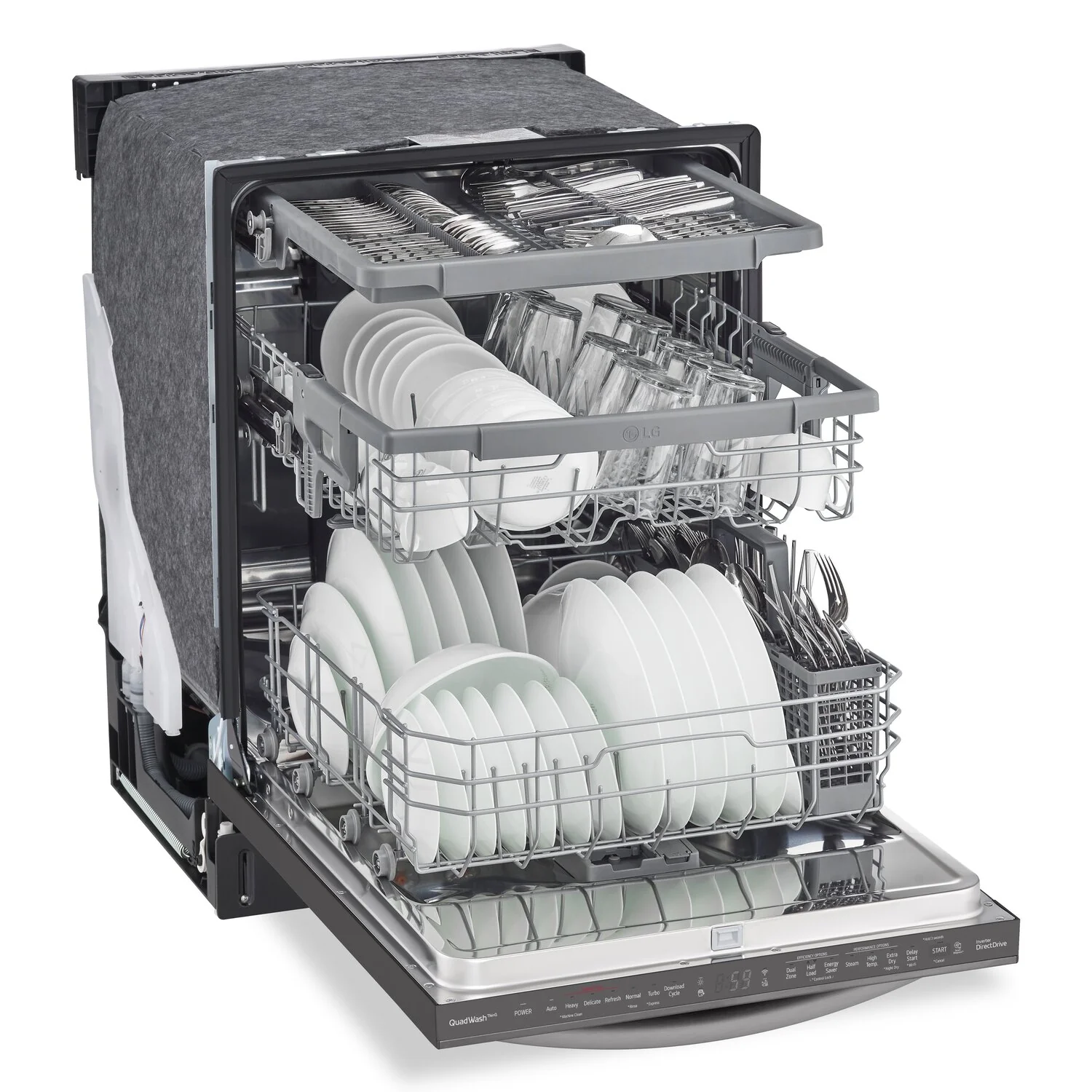 LG Top Control Smart Dishwasher with QuadWash™ - LDTS5552D - Image 5