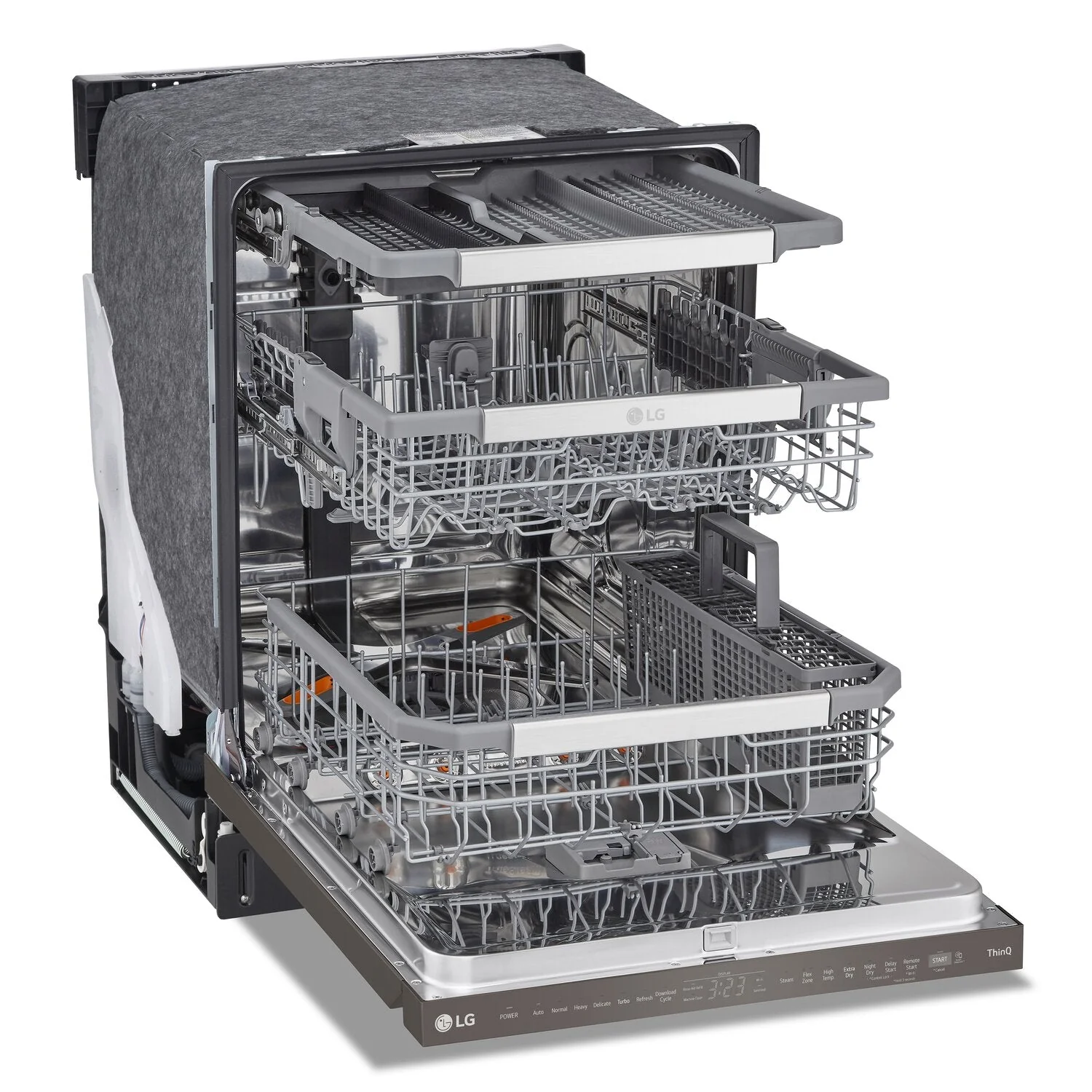 LG Top Control Smart Dishwasher with Quadwash® Pro and TrueSteam® - LDPS6762D - Image 3