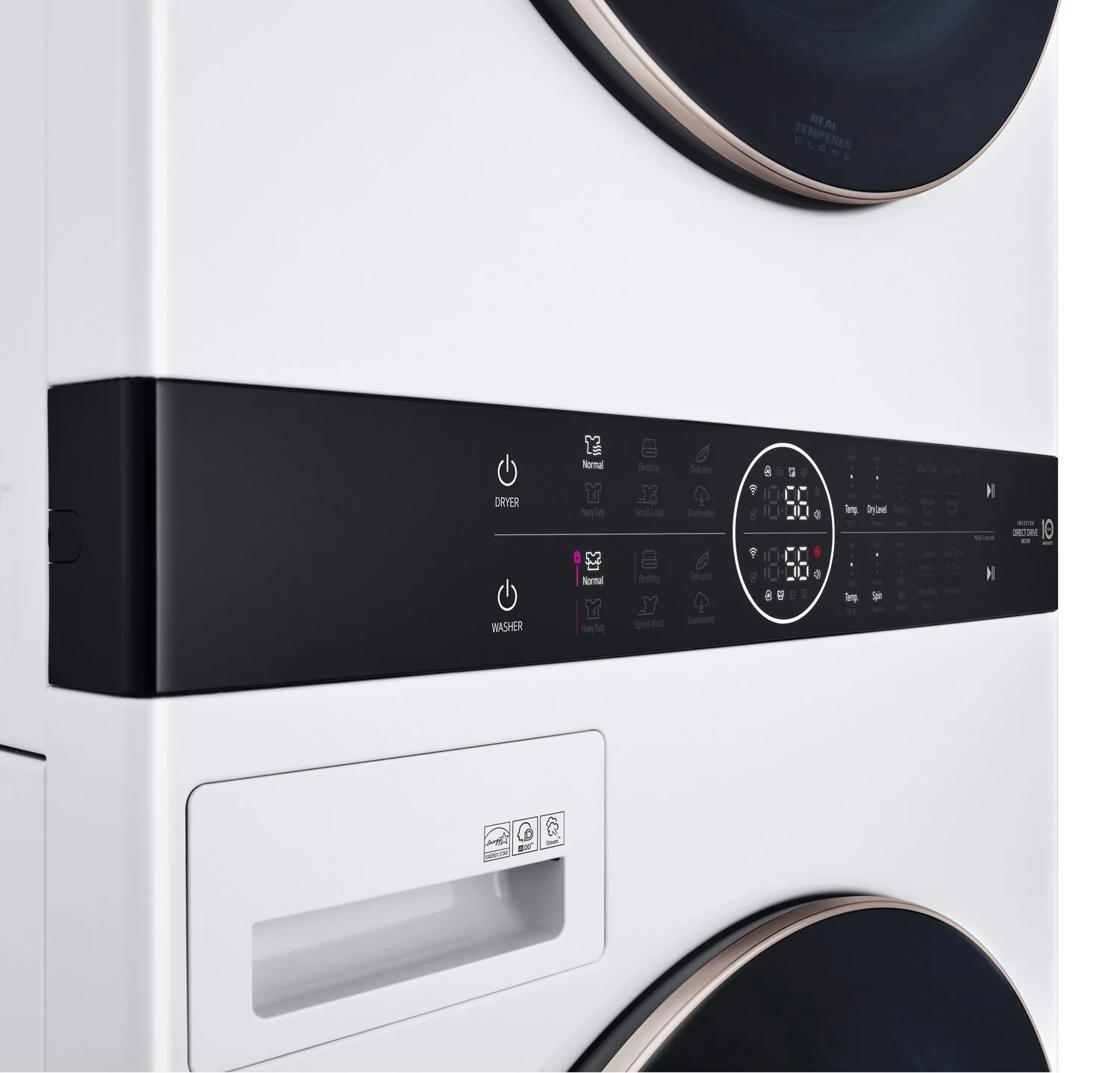 LG WashTower™ with 5.2 Cu. Ft. Washer and 7.4 Cu. Ft. Dryer - WKE100HWA - Image 4