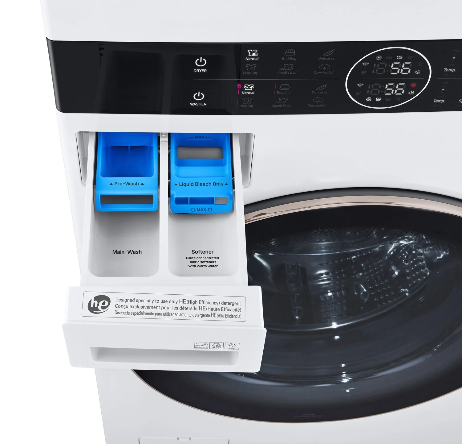 LG WashTower™ with 5.2 Cu. Ft. Washer and 7.4 Cu. Ft. Dryer - WKE100HWA - Image 6