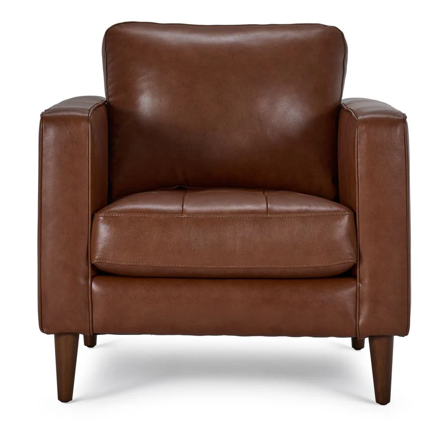 Loire Leather Chair - Cobblestone - Image 2