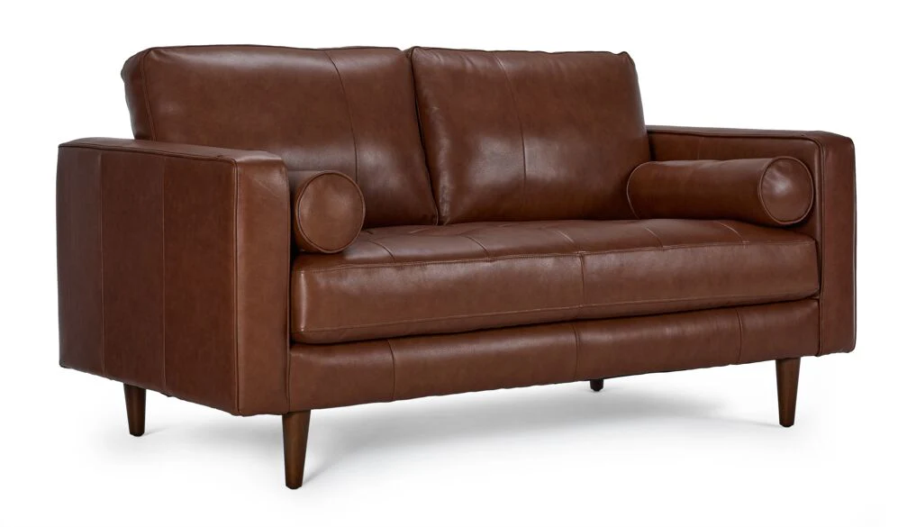 Loire Leather Sofa/Loveseat/Chair Set - Cobblestone - Image 3