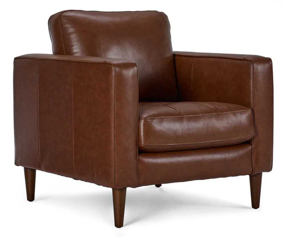 Loire Leather Sofa/Loveseat/Chair Set - Cobblestone - Image 4