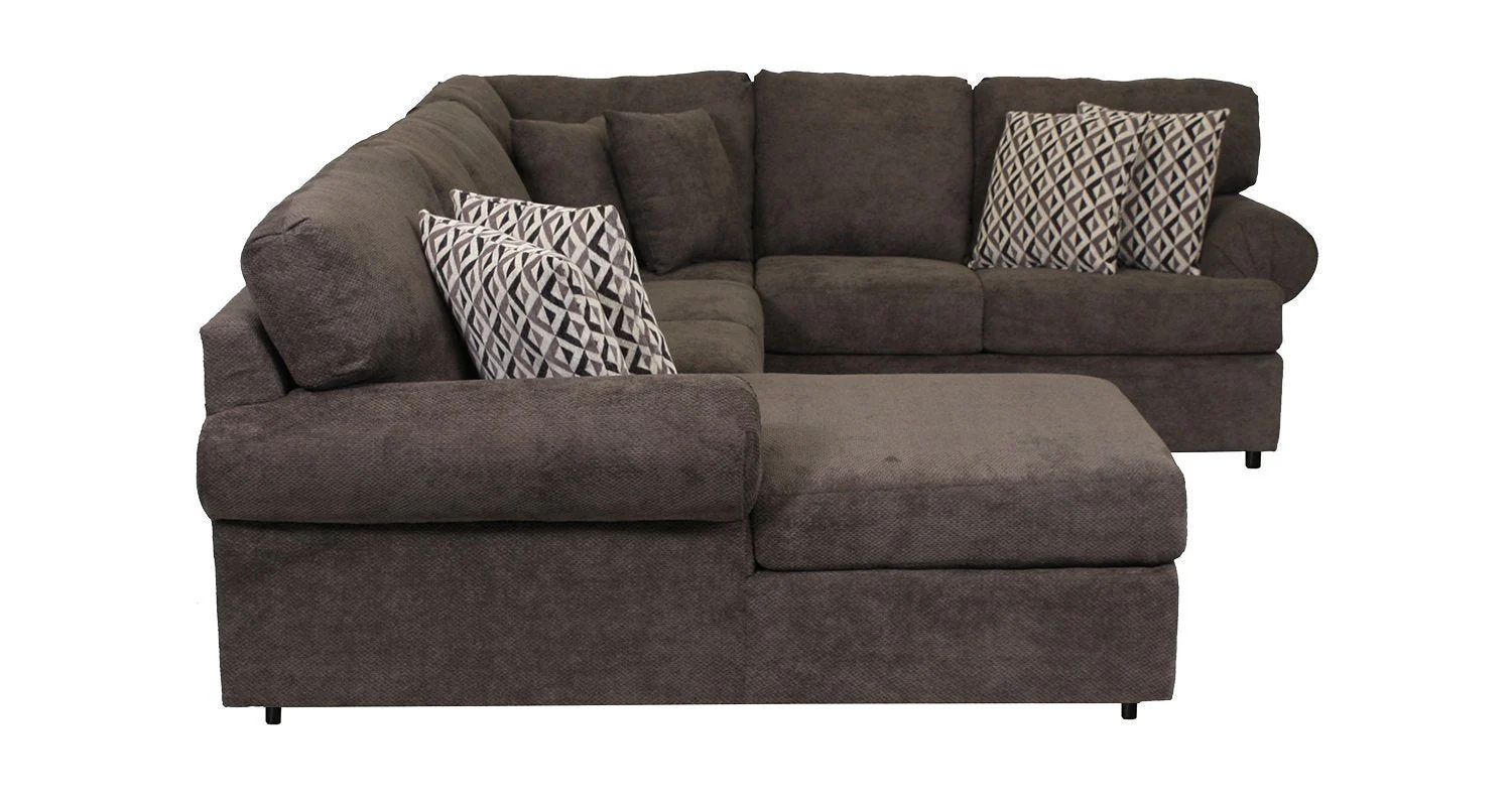 Macon 4-Piece Sectional with Left-Facing Chaise - Carbon - Image 8