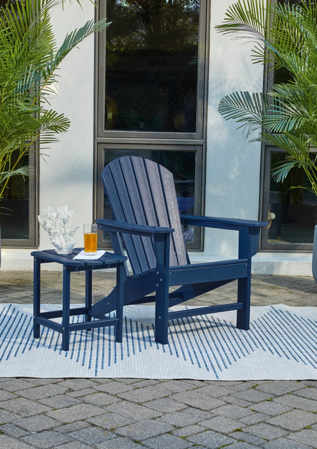 Maine End Table - Blue - Image 4