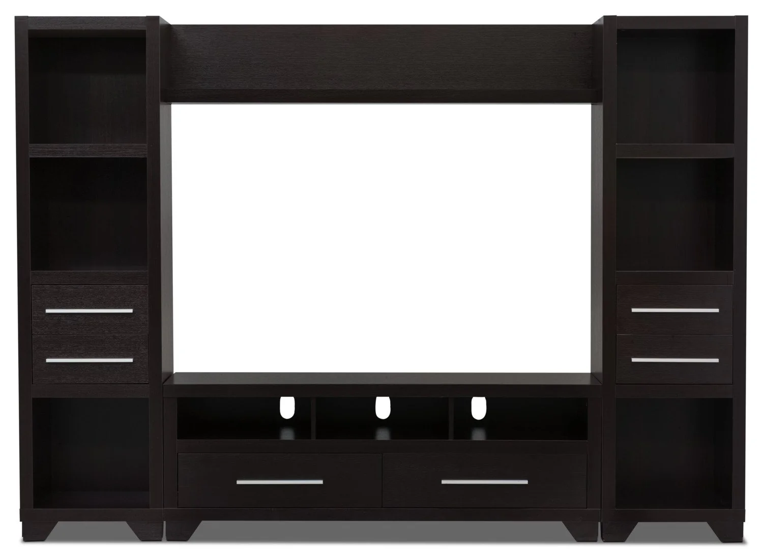 Maldon 4-Piece Entertainment Centre with 60" TV Opening - Espresso - Image 2