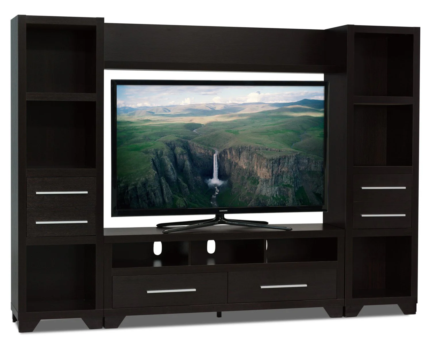Maldon 4-Piece Entertainment Centre with 60" TV Opening - Espresso - Image 3
