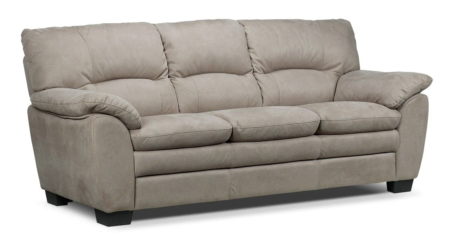 Maree Sofa and Loveseat Set - Silver Grey - Image 2