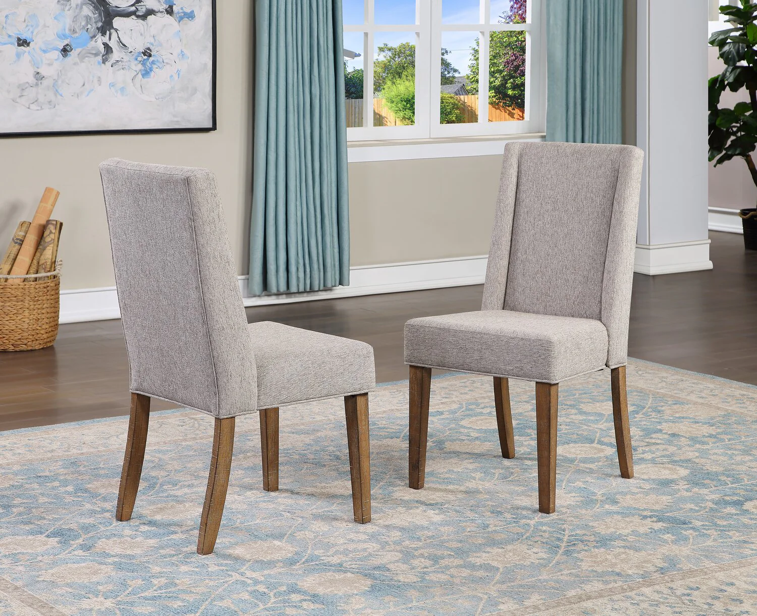Martin Side Chair - Beige - Image 8