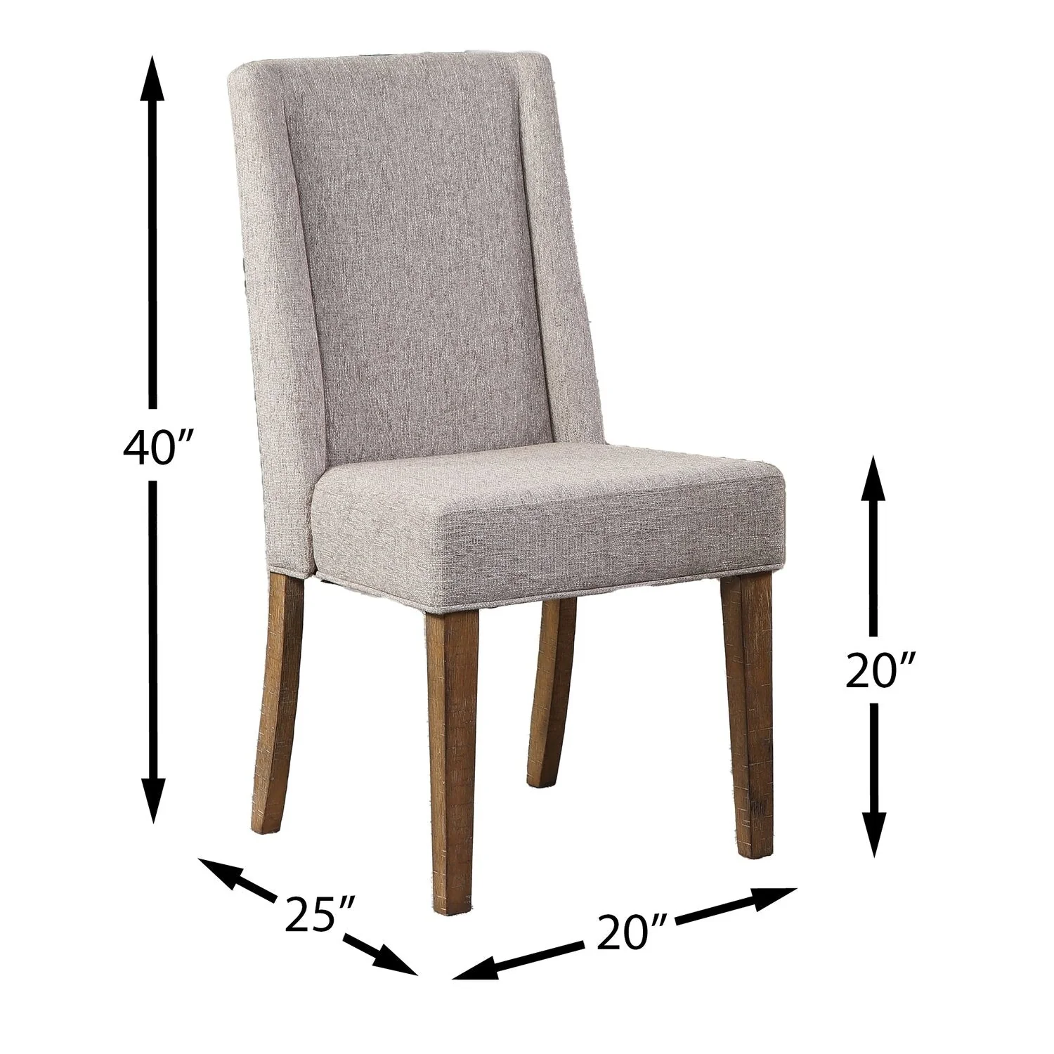 Martin Side Chair - Beige - Image 9