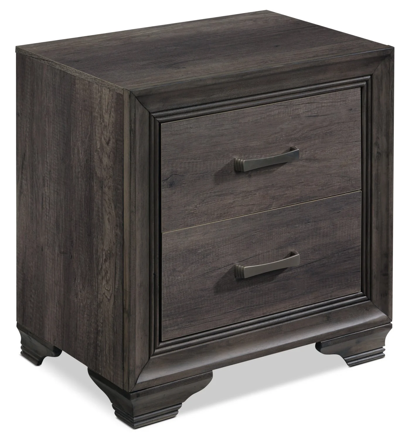 Matilda 6-Piece King Storage Bedroom Package - Weathered Grey - Image 4
