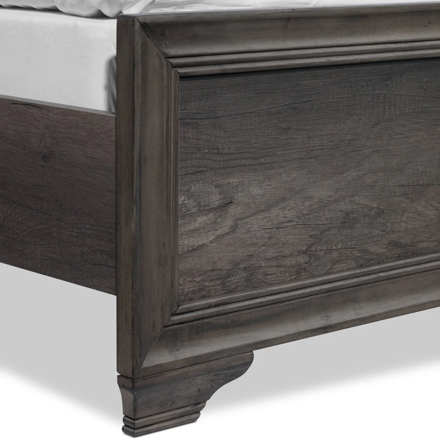 Matilda King Bed - Weathered Grey - Image 5