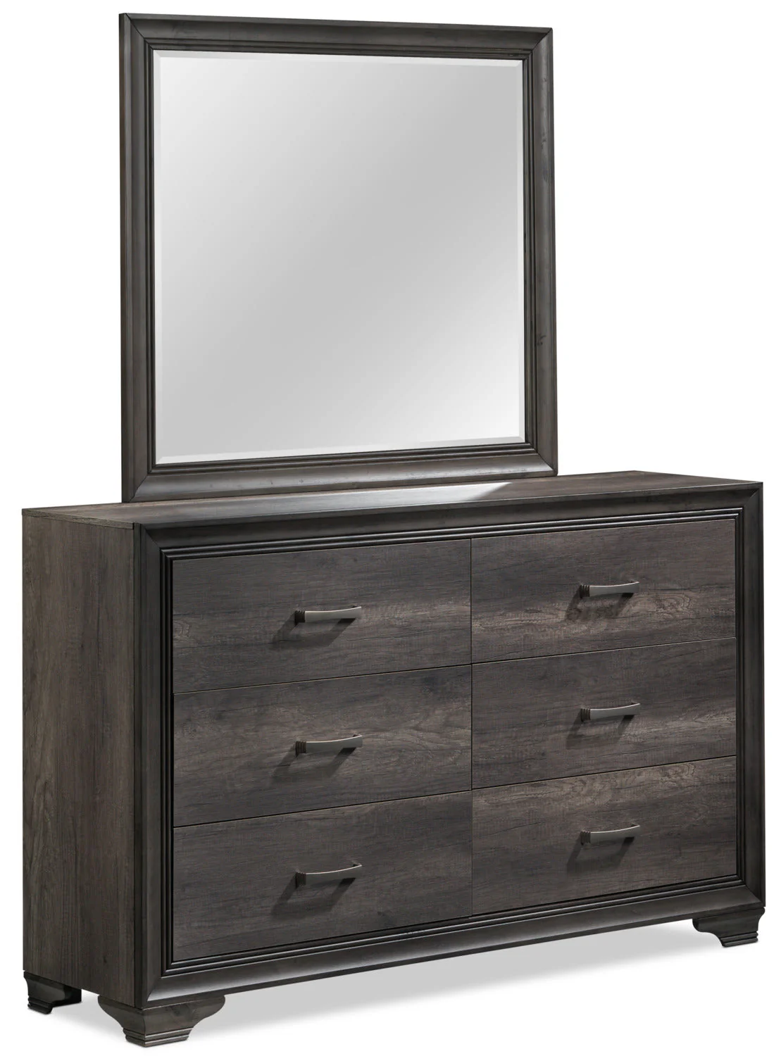 Matilda Mirror - Weathered Grey/Glass - Image 3
