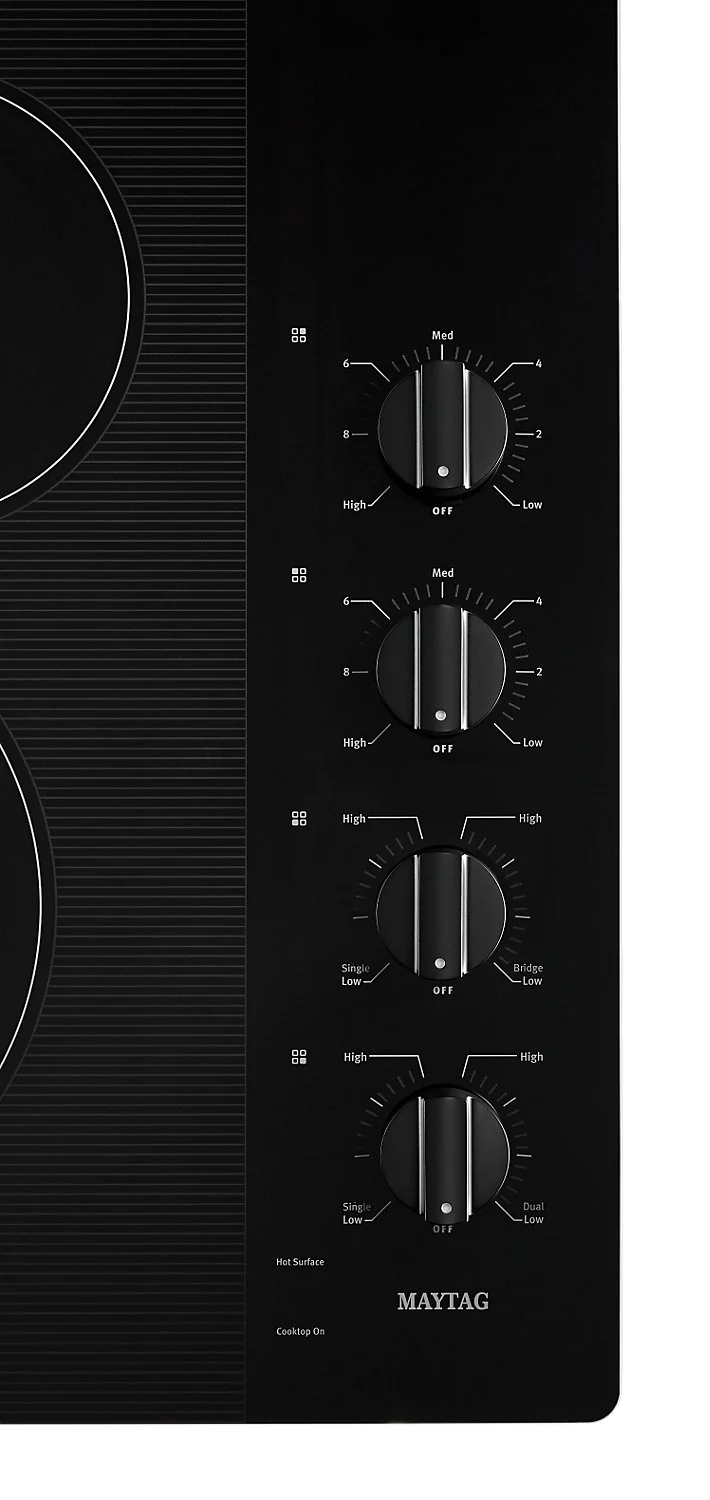 Maytag 30" Electric Cooktop with Reversible Grill and Griddle - MEC8830HB - Image 5