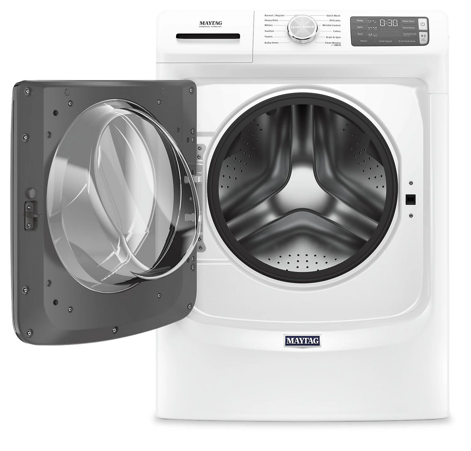 Maytag 5.5 Cu. Ft. Front-Load Washer with Extra Power - MHW6630HW - Image 3