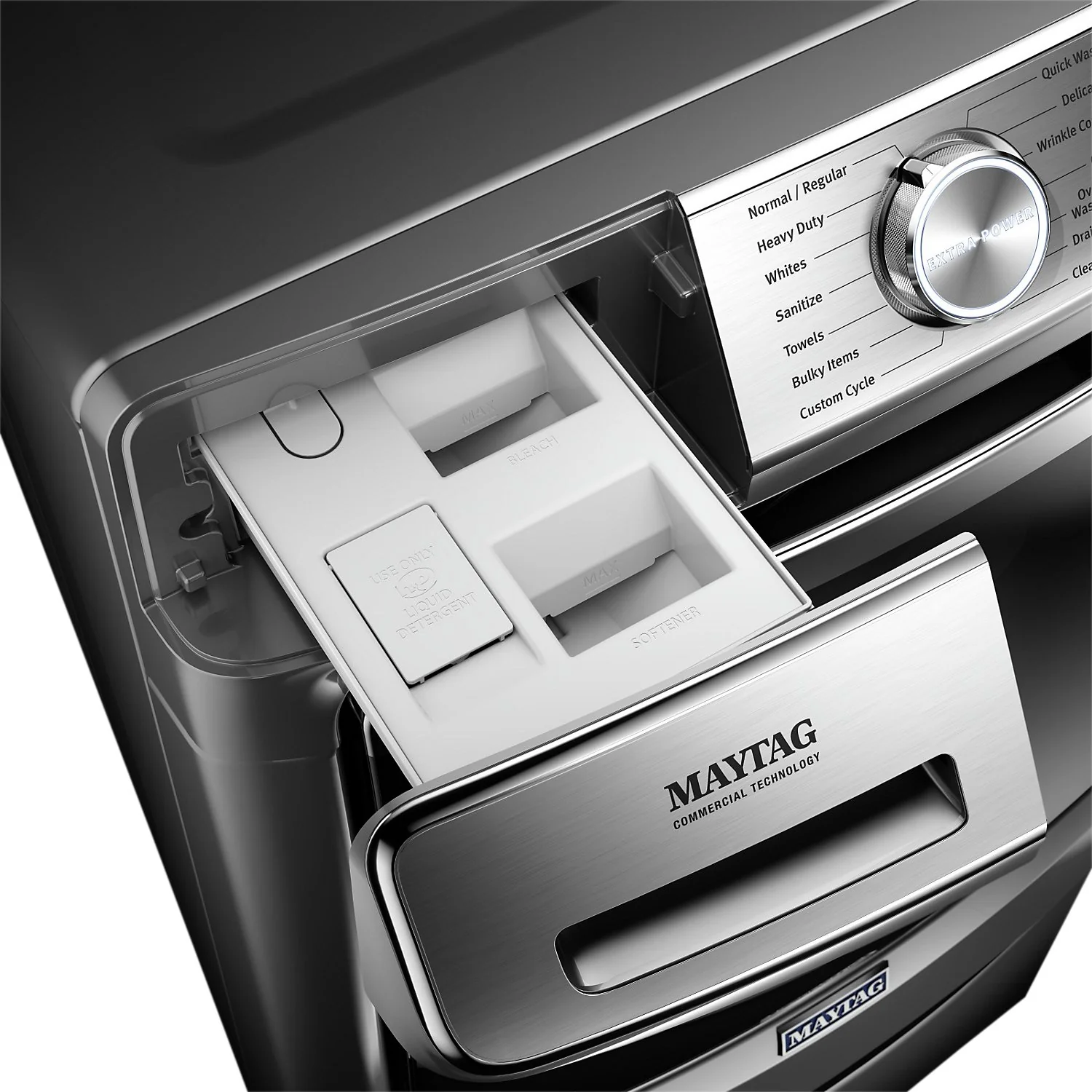 Maytag 5.8 Cu. Ft. Smart Front-Load Washer with Extra Power - MHW8630HC - Image 3