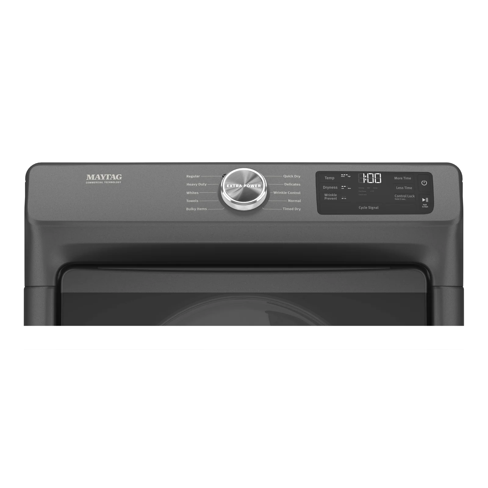 Maytag 7.3 Cu. Ft. Electric Dryer with Extra Power and Quick Dry - YMED5630MBK - Image 3