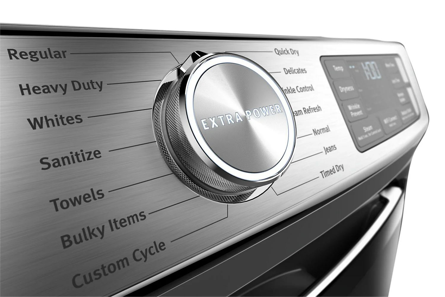 Maytag 7.3 Cu. Ft. Smart Front-Load Electric Dryer with Extra Power and Steam - YMED8630HC - Image 2