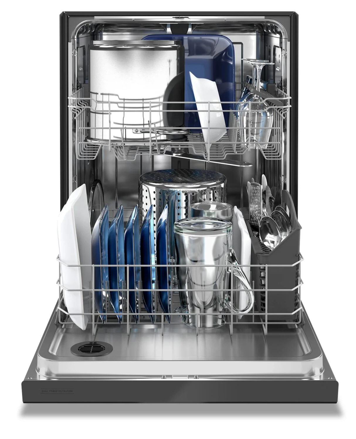 Maytag Front-Control Dishwasher with Dual Power Filtration - MDB4949SKB - Image 2