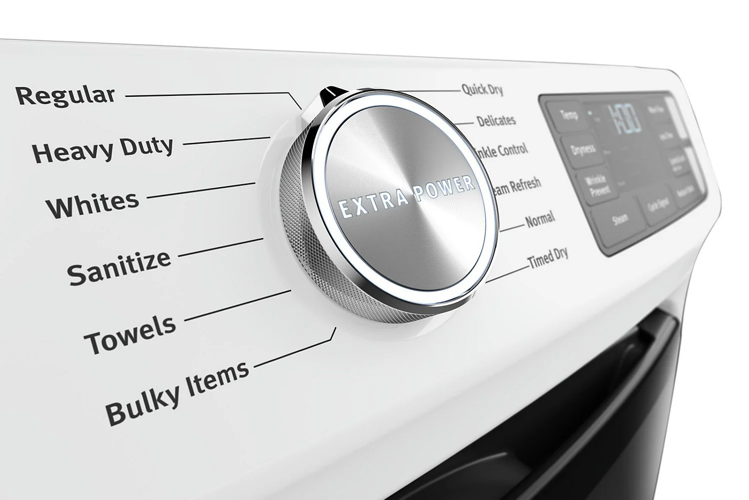Maytag Front-Load 5.5 Cu. Ft. Washer with Extra Power and 7.3 Cu. Ft. Gas Steam Dryer - White - Image 6