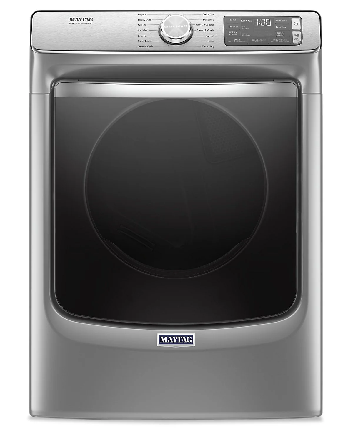 Maytag Front-Load 5.8 Cu. Ft. Smart Washer with Extra Power and 7.3 Cu. Ft. Gas Smart Dryer - Slate - Image 8