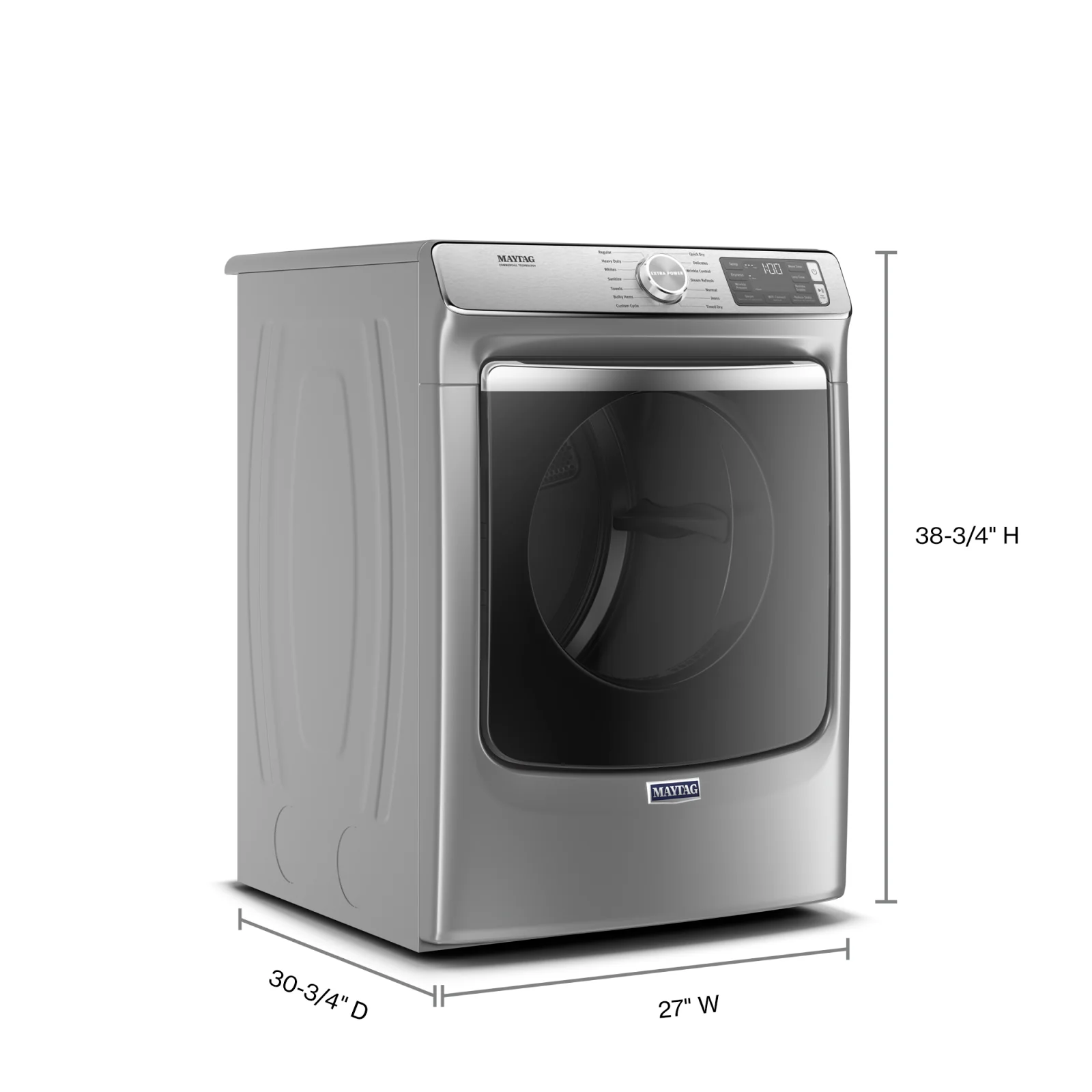 Maytag Metallic Slate Electric Dryer (7.3 C. Ft.) - YMED8630HC - Image 4
