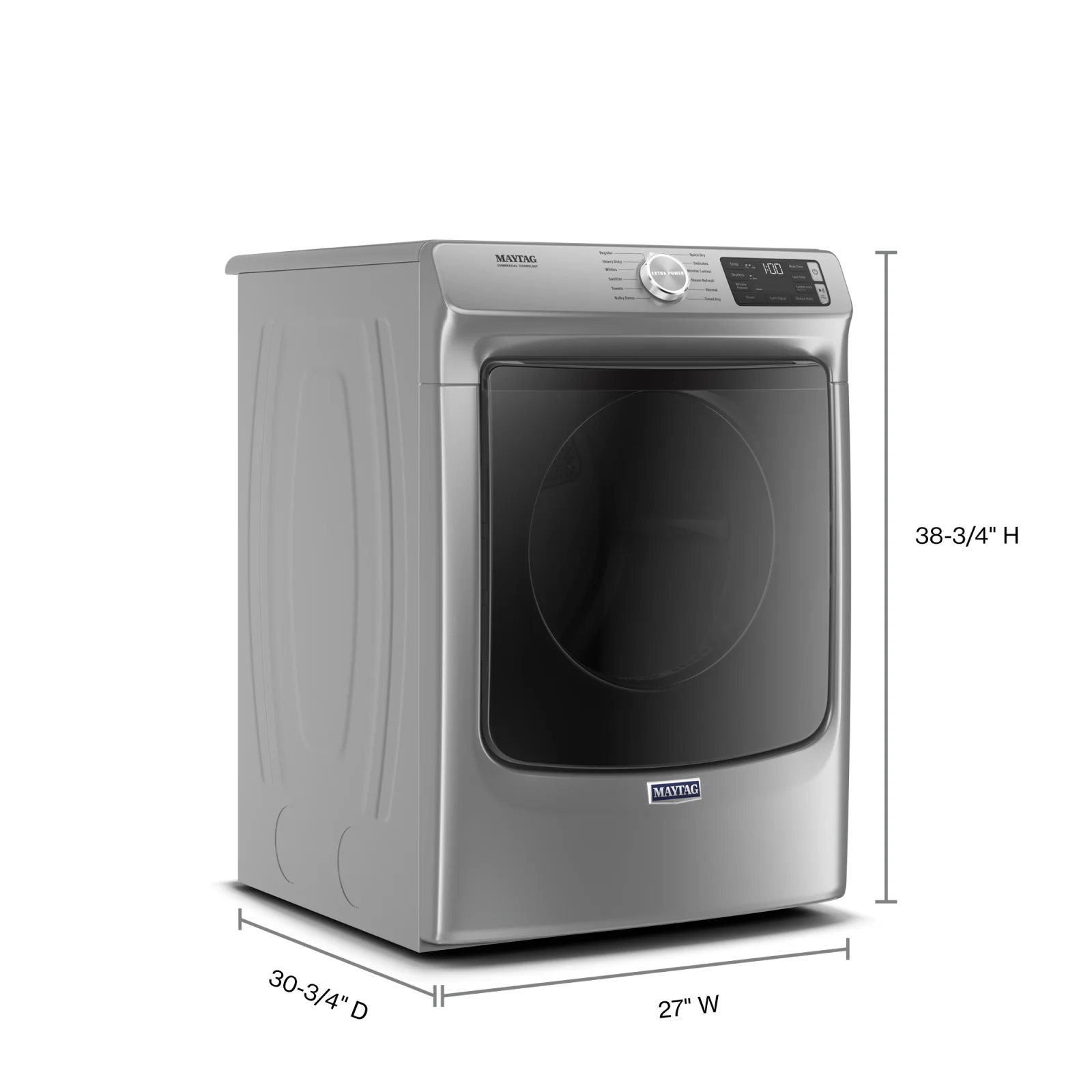 Maytag Metallic Slate Gas Dryer (7.3 Cu. Ft.) - MGD6630HC - Image 4