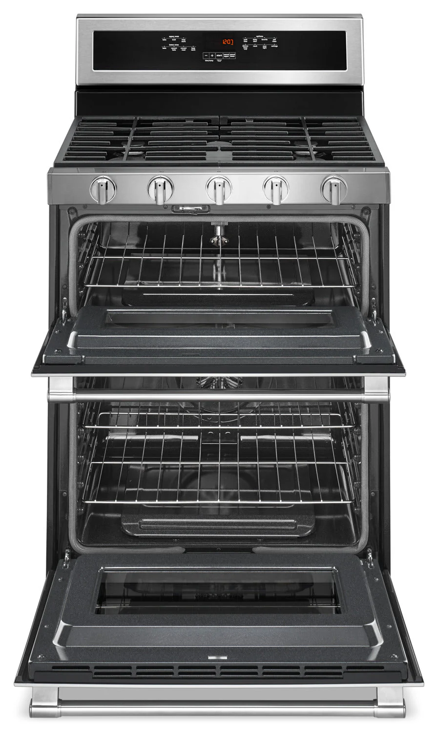 Maytag Stainless Steel Freestanding Gas Double Oven (6.0 Cu. Ft.) - MGT8800FZ - Image 2