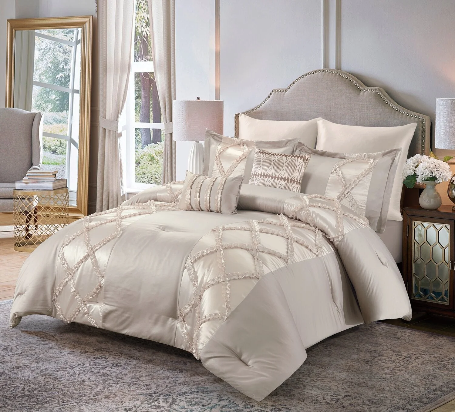 Merrick 7-Piece Comforter Set - Queen