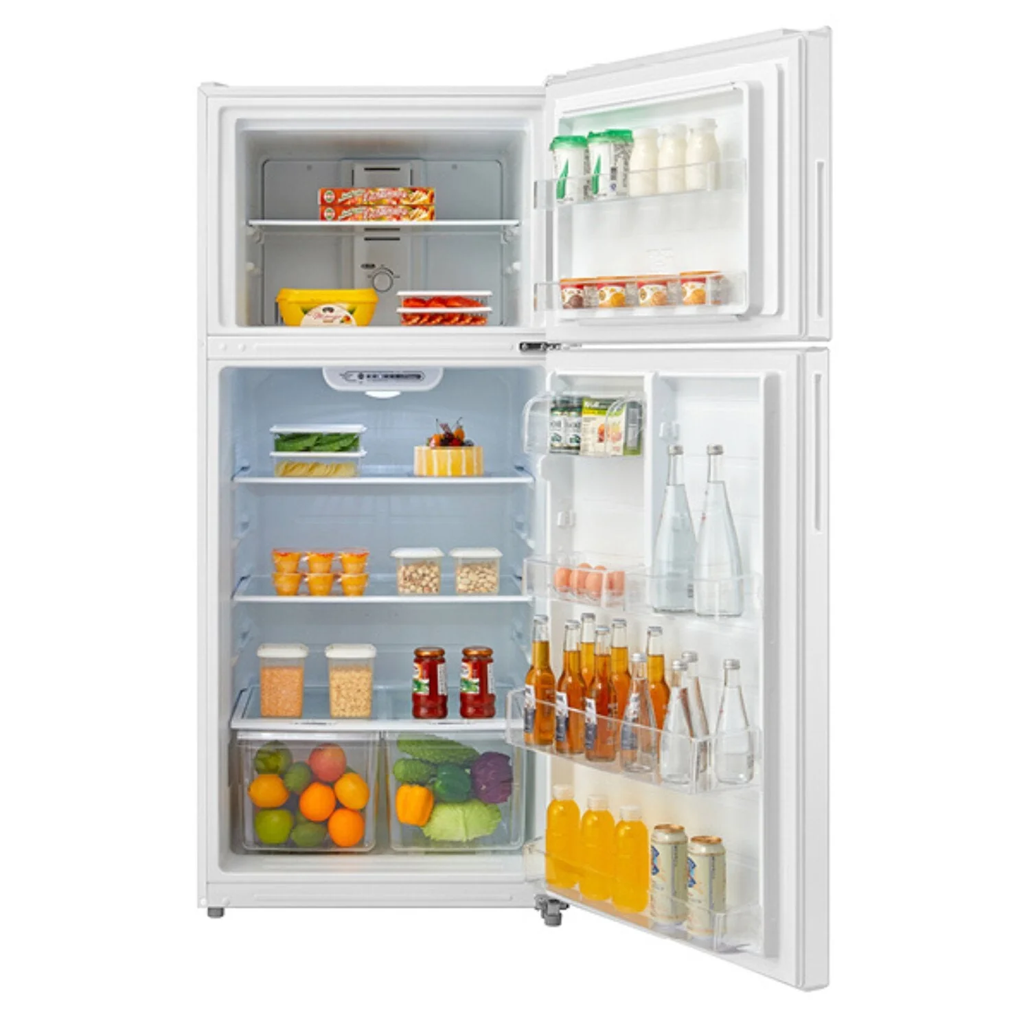 Midea 18 Cu. Ft. Top-Freezer Refrigerator - MRT18S4AWW - Image 4