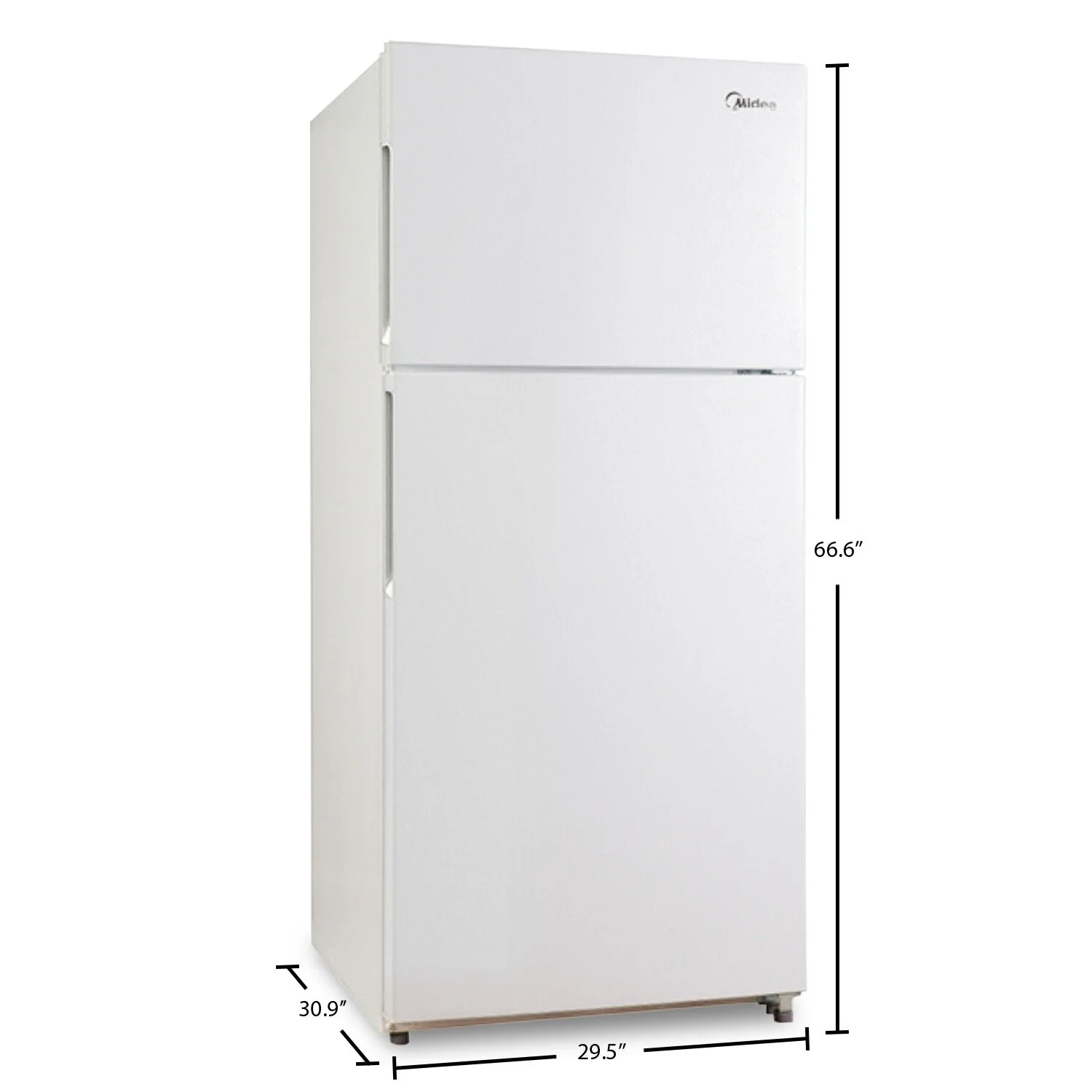 Midea 18 Cu. Ft. Top-Freezer Refrigerator - MRT18S4AWW - Image 5
