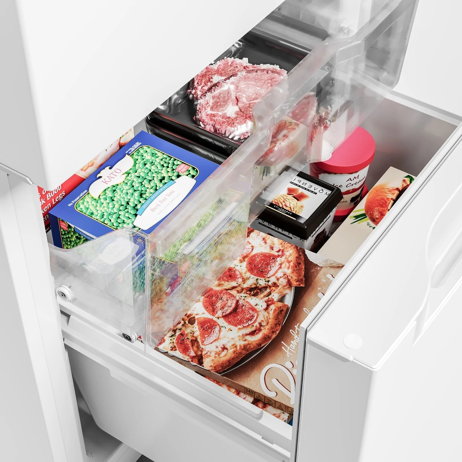 Midea 18.7 Cu. Ft. Bottom-Freezer Refrigerator - MRB19B7AWW - Image 8
