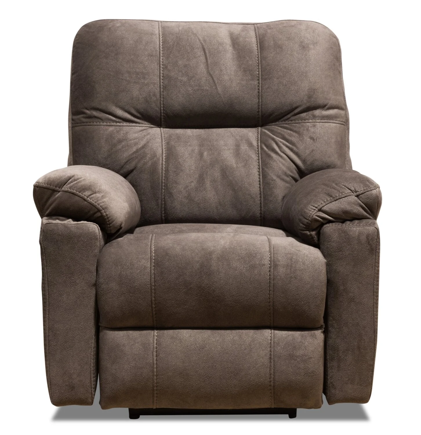 Muncey Polyester Recliner - Latte - Image 3